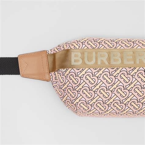 burberry medium monogram print bum bag